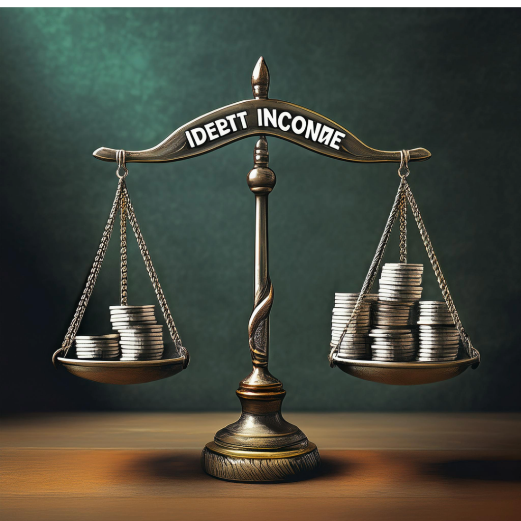 debit vs income balance 