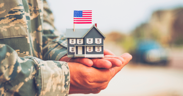 A home being held by a veteran who used a VA home loan